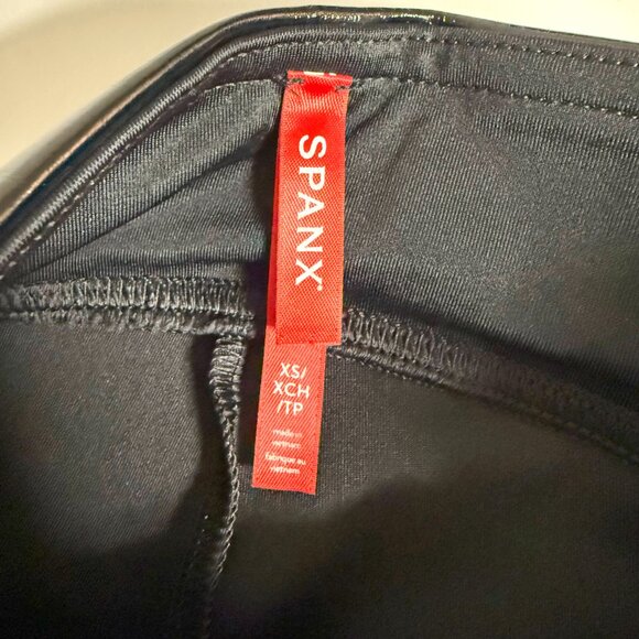 SPANX Faux Leather Patent Leggings - Picture 10 of 11